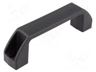 Holder; polyamide; black; H: 40mm; L: 142mm; W: 26mm; handle FATH