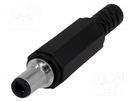 Plug; DC supply; female; 5.5/2.5mm; with lock; soldering; 2A; 16VDC CLIFF