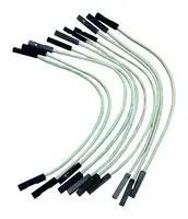 JUMPER WIRE, 24AWG, 10CM, PK10