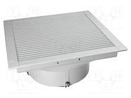 Fan: AC; axial; 230VAC; Ø220x70mm; 500m3/h; 65dBA; ball; IP54 Alfa Electric