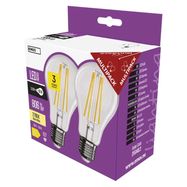 LED Bulb Filament A60 / E27 / 5.9 W (60 W) / 806 lm / warm white, EMOS