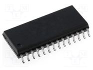 IC: microcontroller 8051; Interface: I2C,SPI,UART,USB; SO28; AT89 MICROCHIP TECHNOLOGY
