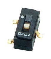 SLIDE SWITCH, SPDT, 0.1A, 6VDC, SMD