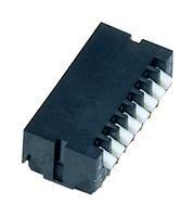 DIP SWITCH, 8POS, SPST, PIANO KEY, SMD