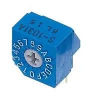 ROTARY CODE SW, 16POS, HEX COMP0.1A, 5V