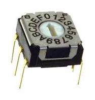 ROTARY CODE SW, 16POS, HEX COMP0.1A, 5V