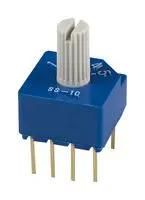 ROTARY SWITCH, SP5T, 0.1A, 5VDC, TH