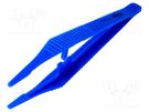 Tweezers; 130mm; Blade tip shape: trapezoidal; Tipwidth: 3.5mm KNIPEX