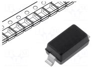 Diode: Zener; 0.5W; 2.7V; SMD; 7 inch reel; SOD123; single diode VISHAY