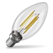 LED Bulb Filament Candle A CLASS/ E14 / 3,8 W (60 W) / 806 lm / neutral white, EMOS