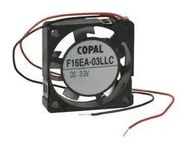 AXIAL FAN, 16MM, 3.3VDC, 0.424CFM, 3DBA