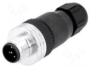 Connector: M12; plug; PIN: 5; male; Micro-Change; straight; IP67 MOLEX