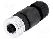 Connector: M12; plug; PIN: 5; female; Micro-Change; straight; IP67 MOLEX