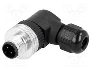 Plug; M12; PIN: 4; male; A code-DeviceNet / CANopen; for cable MOLEX