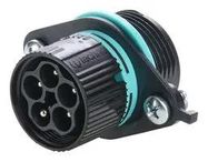 CIRCULAR CONNECTOR, PLUG, 5POS, PANEL