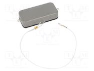 Protection cover; size 16A; cord; for latch; metal; 7816.4592.0 MOLEX