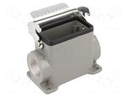 Enclosure for connectors: HDC; size 10B; with latch; high; angled MOLEX