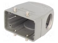 Enclosure for connectors: HDC; size 10B; for cable; high; angled MOLEX