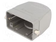 Enclosure for connectors: HDC; size 10B; for cable; for latch MOLEX