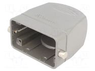 Enclosure for connectors: HDC; size 10B; for cable; for latch MOLEX