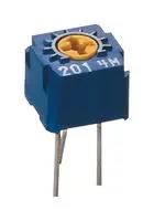 TRIMMER POT, CERMET, 10K, 1TURN, TH