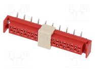Wire-board; socket; female; PIN: 20; SMT; on PCBs; 30V; 1A; -40÷105°C Amphenol Communications Solutions