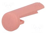 Pointer; plastic; pink; push-in; pin OKW