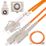 Extralink SC/UPC-LC/UPC | Patchcord | Multimode, OM2, Duplex, 3mm, 3m, EXTRALINK