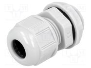 Cable gland; PG11; IP68; polyamide; light grey; UL94V-2; GWconnect MOLEX