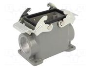 Enclosure for connectors: HDC; size 10B; with double latch; high MOLEX