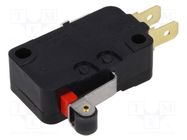 Microswitch SNAP ACTION; 16A/250VAC; 10A/30VDC; SPDT; ON-(ON) OMRON Electronic Components