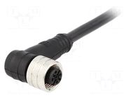 Connector: M12; plug; female; Micro-Change; PIN: 4; angled 90°; 4A MOLEX
