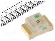 LED; green; SMD; 0805; 18÷70mcd; 2.1÷2.5VDC; 2x1.25x1.1mm; 120° KINGBRIGHT ELECTRONIC