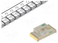 LED; red; SMD; 1206; 50÷150mcd; 1.95÷2.5VDC; 3.2x1.6x1.1mm; 120° KINGBRIGHT ELECTRONIC