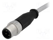 Plug; M12; PIN: 4; male; A code-DeviceNet / CANopen; 0.5m; straight HARTING