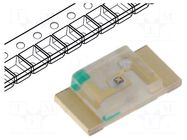 LED; yellow; SMD; 1206; 50÷150mcd; 2÷2.5VDC; 3.2x1.6x0.75mm; 120° KINGBRIGHT ELECTRONIC