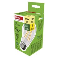 LED Bulb Filament A60 A CLASS/ E27 / 5 W (75 W) / 1 060 lm / warm white, EMOS