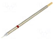 Tip; conical sloped; 1mm; 420÷475°C; sloped 60° THERMALTRONICS