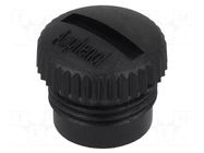 Protection cover; IP67; plastic; female M12 connectors AMPHENOL LTW