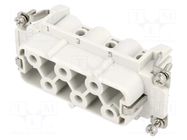 Connector: HDC; contact insert; female; GWconnect; PIN: 6; 35A; 500V MOLEX