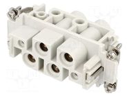 Connector: HDC; contact insert; female; GWconnect; PIN: 4; 80A; 500V MOLEX