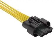 CONNECTOR HOUSING, RCPT, 8POS