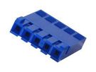 RCPT HOUSING, 5POS, POLYESTER, BLUE