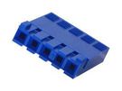 RCPT HOUSING, 8POS, POLYESTER, BLUE