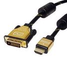 CABLE, DVI-D TO HDMI A PLUG, 1.5M