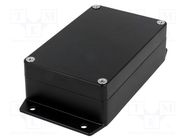 Enclosure: multipurpose; X: 80mm; Y: 125mm; Z: 40mm; aluminium; black GAINTA