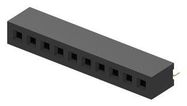 CONNECTOR, RCPT, 10POS, 1ROW, 1MM