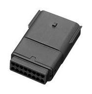 HOUSING CONN, PLUG, 16POS, PBT GF, BLACK