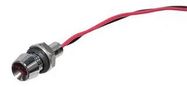 INDICATOR, LED PANEL MNT, 5.9MM, RED