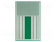 Board: universal; single sided,prototyping; W: 54.61mm; L: 88.26mm ROTH ELEKTRONIK GMBH